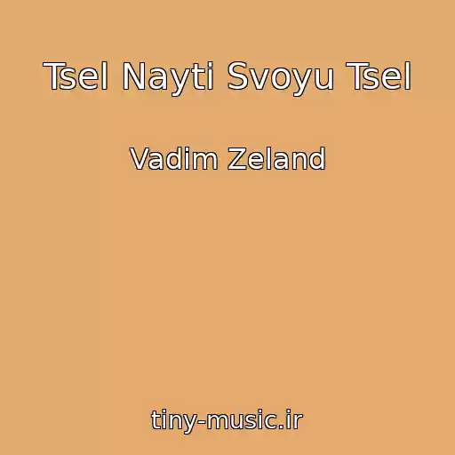 کاور آهنگ Tsel Nayti Svoyu Tsel از Vadim Zeland