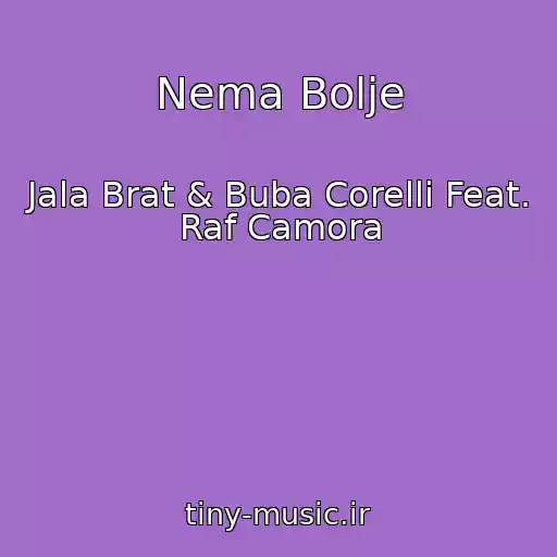 کاور آهنگ Nema Bolje از Jala Brat & Buba Corelli Feat. Raf Camora
