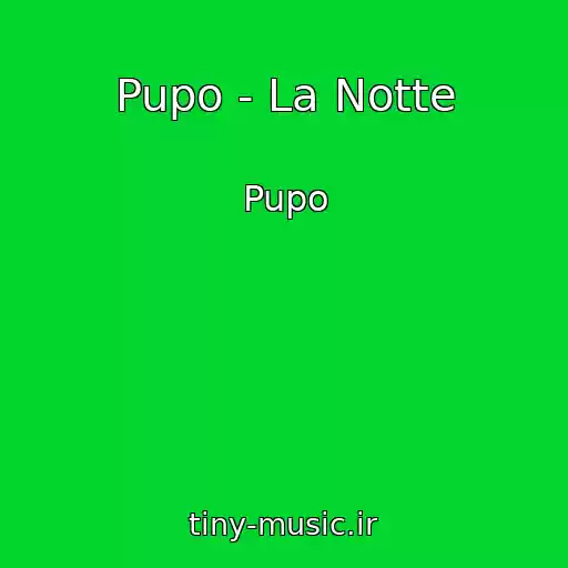 کاور آهنگ Pupo - La Notte از Pupo