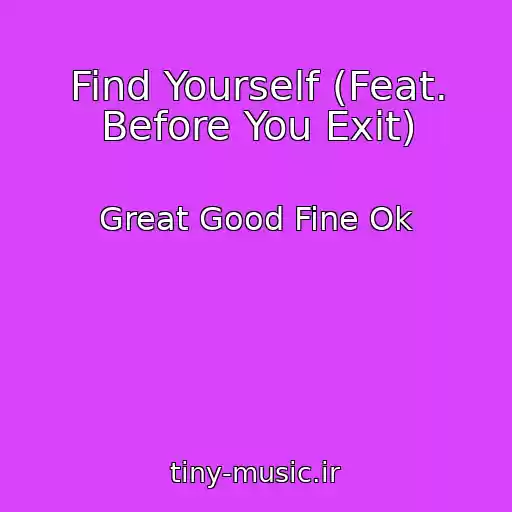 کاور آهنگ Find Yourself (Feat. Before You Exit) از Great Good Fine Ok
