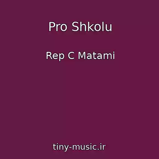 کاور آهنگ Pro Shkolu از Rep C Matami