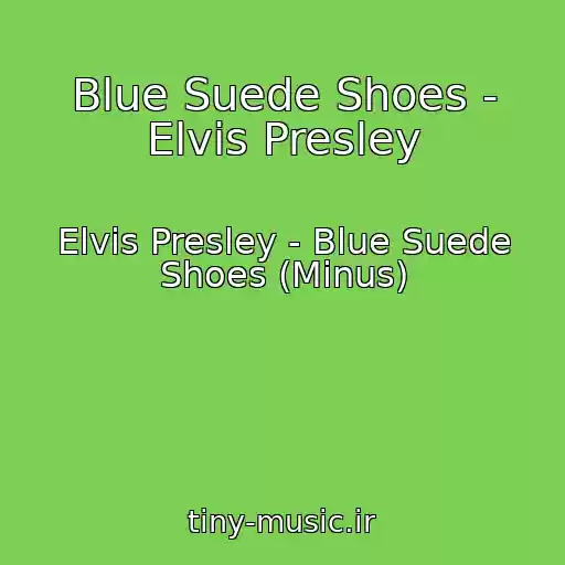 کاور آهنگ Blue Suede Shoes - Elvis Presley از Elvis Presley - Blue Suede Shoes (Minus)