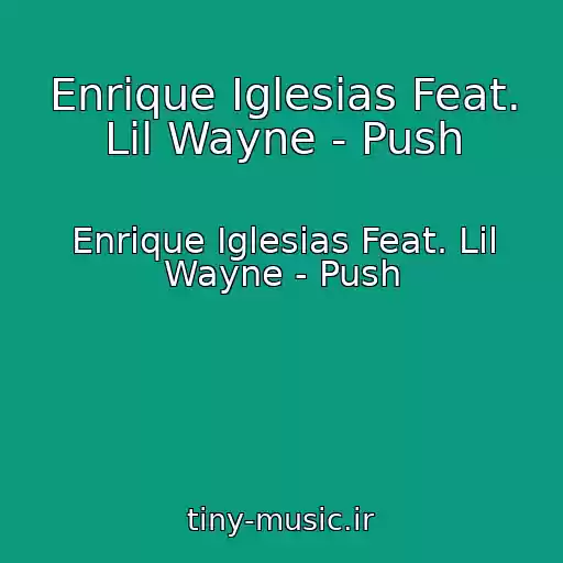 کاور آهنگ Enrique Iglesias Feat. Lil Wayne - Push از Enrique Iglesias Feat. Lil Wayne - Push