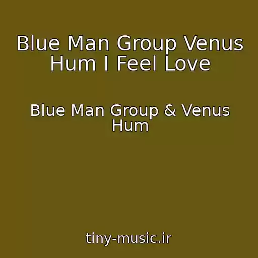 کاور آهنگ Blue Man Group Venus Hum I Feel Love از Blue Man Group & Venus Hum