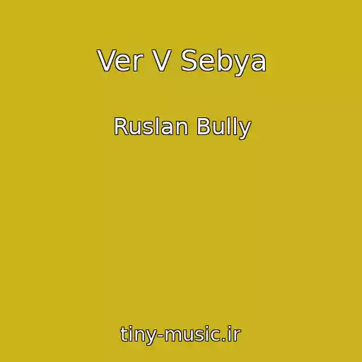 کاور آهنگ Ver V Sebya از Ruslan Bully