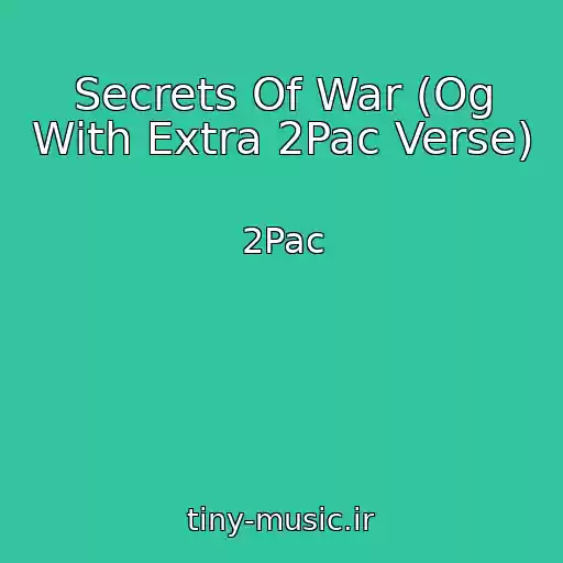 کاور آهنگ Secrets Of War (Og With Extra 2Pac Verse) از 2Pac