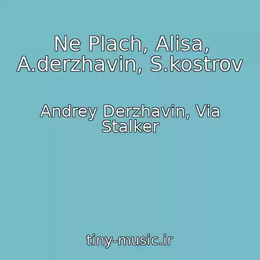 کاور آهنگ Ne Plach, Alisa, A.derzhavin, S.kostrov از Andrey Derzhavin, Via Stalker