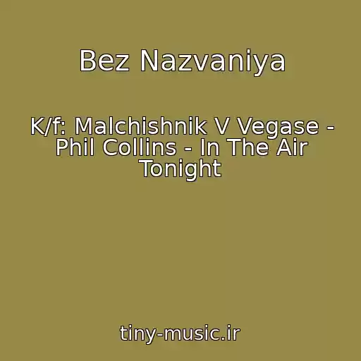 کاور آهنگ Bez Nazvaniya از K/f: Malchishnik V Vegase - Phil Collins - In The Air Tonight