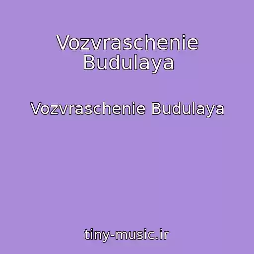 کاور آهنگ Vozvraschenie Budulaya از Vozvraschenie Budulaya