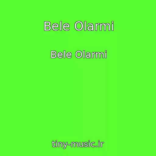 کاور آهنگ Bele Olarmi از Bele Olarmi