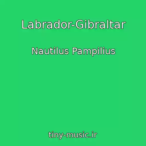 کاور آهنگ Labrador-Gibraltar از Nautilus Pampilius