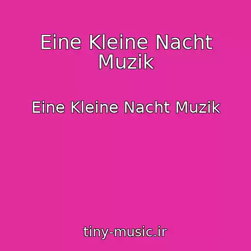 کاور آهنگ Eine Kleine Nacht Muzik از Eine Kleine Nacht Muzik