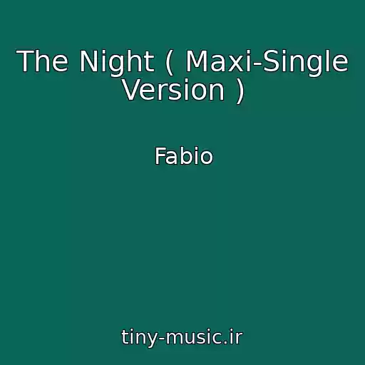 کاور آهنگ The Night ( Maxi-Single Version ) از Fabio