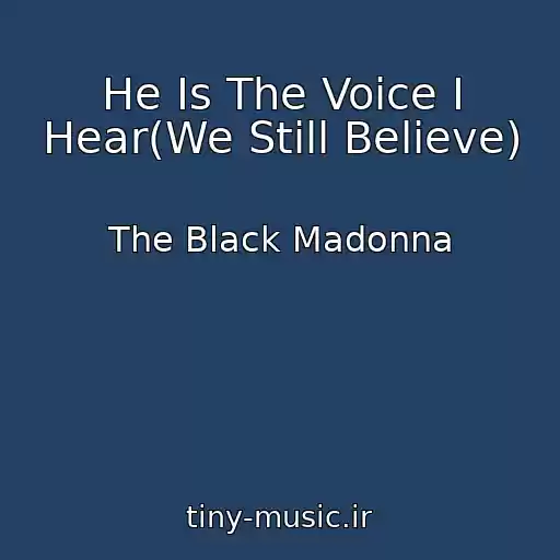 کاور آهنگ He Is The Voice I Hear(We Still Believe) از The Black Madonna