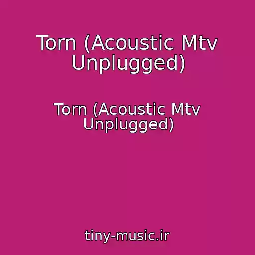 کاور آهنگ Torn (Acoustic Mtv Unplugged) از Torn (Acoustic Mtv Unplugged)