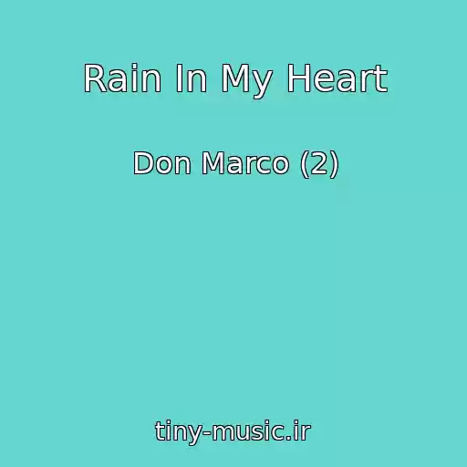 کاور آهنگ Rain In My Heart از Don Marco (2)