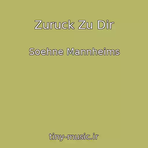 کاور آهنگ Zuruck Zu Dir از Soehne Mannheims