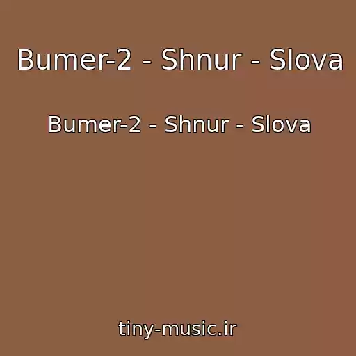 کاور آهنگ Bumer-2 - Shnur - Slova از Bumer-2 - Shnur - Slova