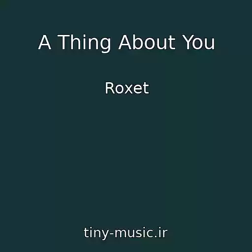 کاور آهنگ A Thing About You از Roxet