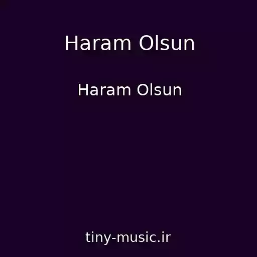 کاور آهنگ Haram Olsun از Haram Olsun