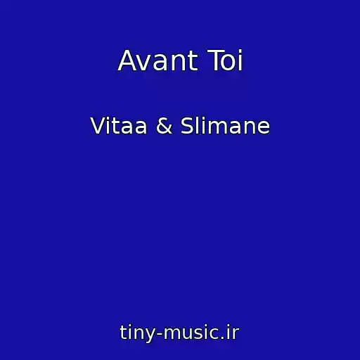 کاور آهنگ Avant Toi از Vitaa & Slimane