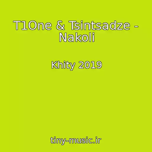کاور آهنگ T1One & Tsintsadze - Nakoli از Khity 2019