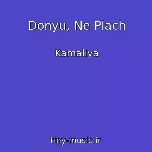 کاور آهنگ Donyu, Ne Plach از Kamaliya