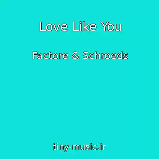 کاور آهنگ Love Like You از Factore & Schroeds