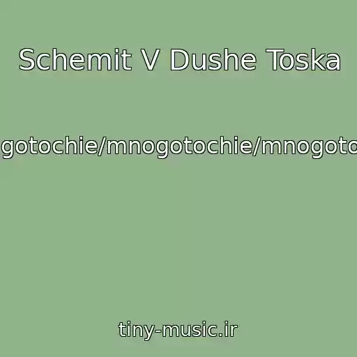 کاور آهنگ Schemit V Dushe Toska از Mnogotochie/mnogotochie/mnogotochie