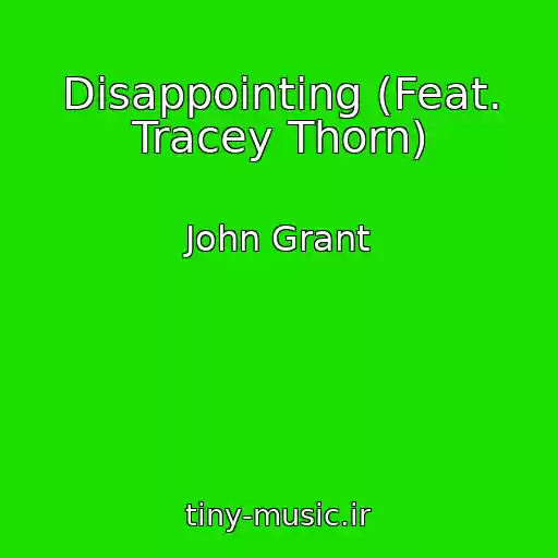 کاور آهنگ Disappointing (Feat. Tracey Thorn) از John Grant