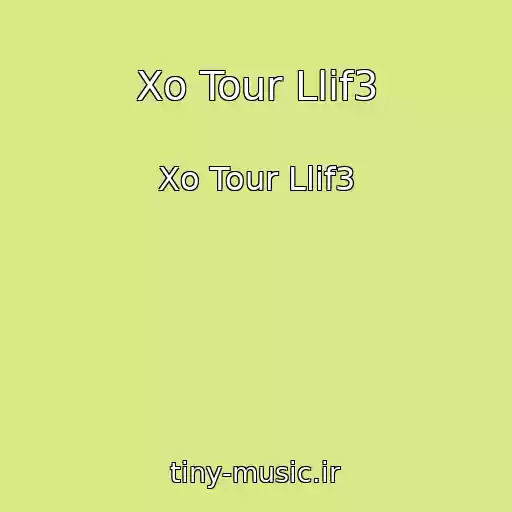 کاور آهنگ Xo Tour Llif3 از Xo Tour Llif3