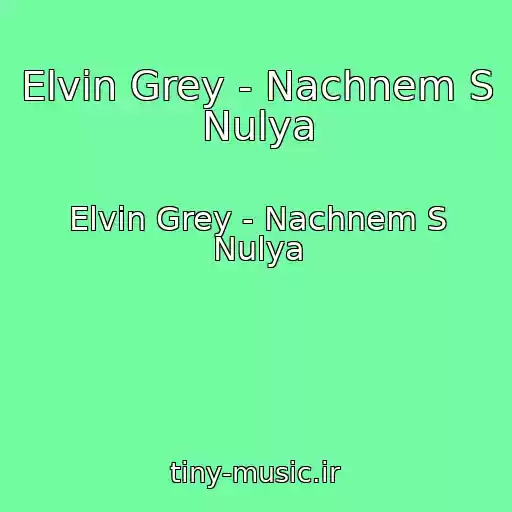کاور آهنگ Elvin Grey - Nachnem S Nulya از Elvin Grey - Nachnem S Nulya