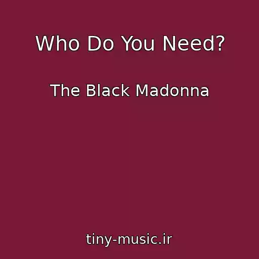 کاور آهنگ Who Do You Need? از The Black Madonna