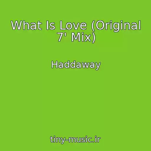 کاور آهنگ What Is Love (Original 7' Mix) از Haddaway
