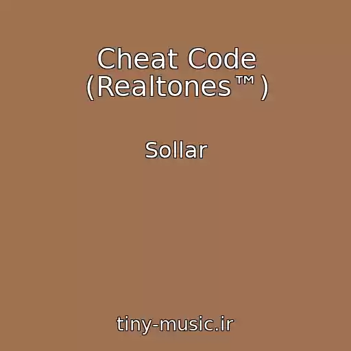 کاور آهنگ Cheat Code (Realtones™) از Sollar