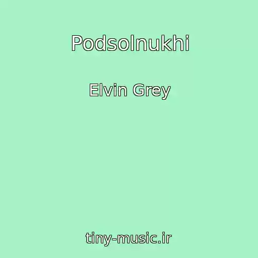 کاور آهنگ Podsolnukhi از Elvin Grey