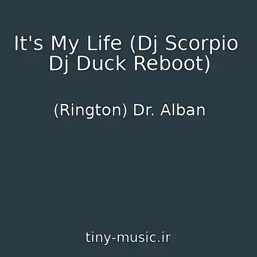 کاور آهنگ It's My Life (Dj Scorpio  Dj Duck Reboot) از (Rington) Dr. Alban