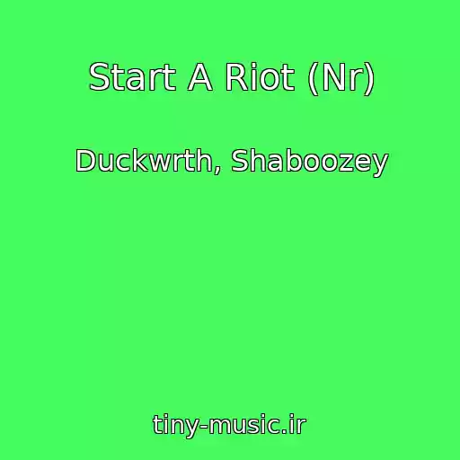 کاور آهنگ Start A Riot (Nr) از Duckwrth, Shaboozey