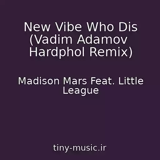 کاور آهنگ New Vibe Who Dis (Vadim Adamov  Hardphol Remix) از Madison Mars Feat. Little League