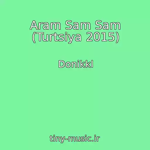 کاور آهنگ Aram Sam Sam (Turtsiya 2015) از Donikkl