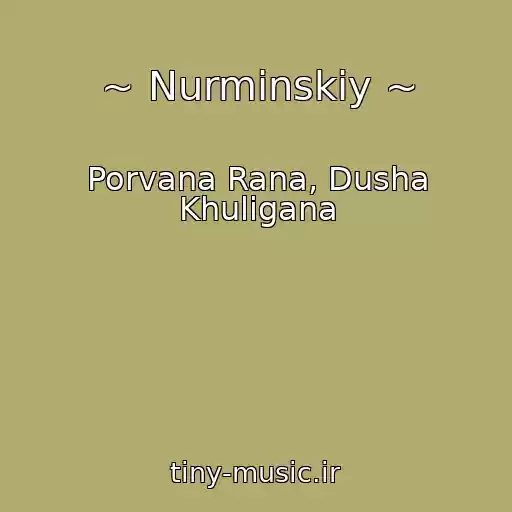 کاور آهنگ ~ Nurminskiy ~ از Porvana Rana, Dusha Khuligana