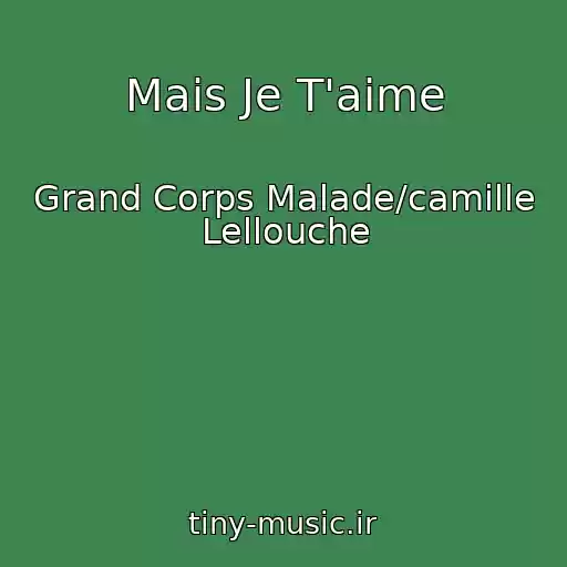 کاور آهنگ Mais Je T'aime از Grand Corps Malade/camille Lellouche
