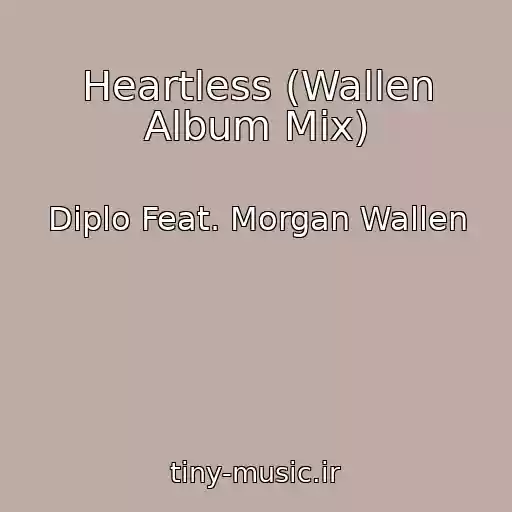 کاور آهنگ Heartless (Wallen Album Mix) از Diplo Feat. Morgan Wallen