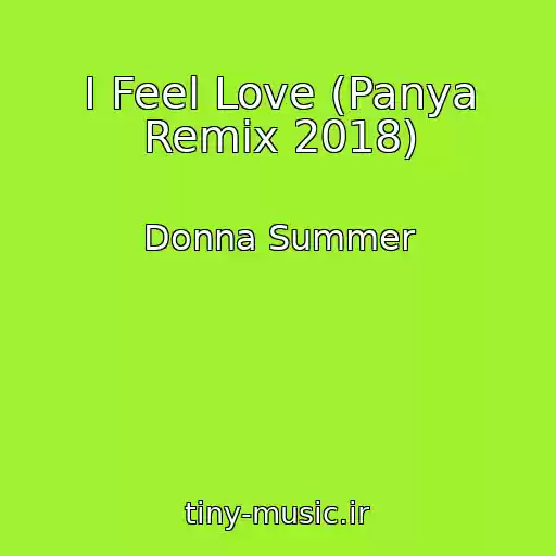 کاور آهنگ I Feel Love (Panya Remix 2018) از Donna Summer
