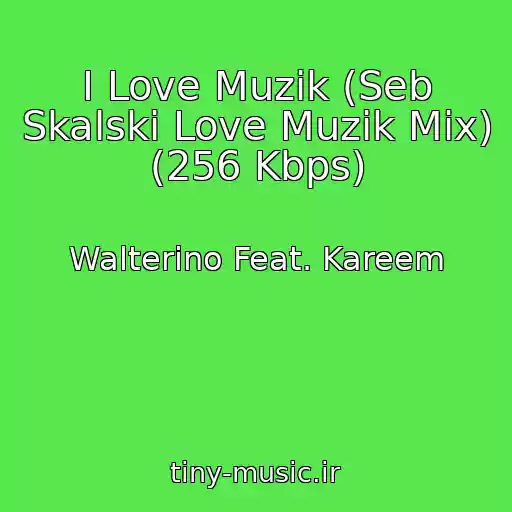 کاور آهنگ I Love Muzik (Seb Skalski Love Muzik Mix)  (256 Kbps) از Walterino Feat. Kareem