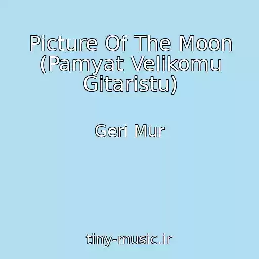 کاور آهنگ Picture Of The Moon (Pamyat Velikomu Gitaristu) از Geri Mur