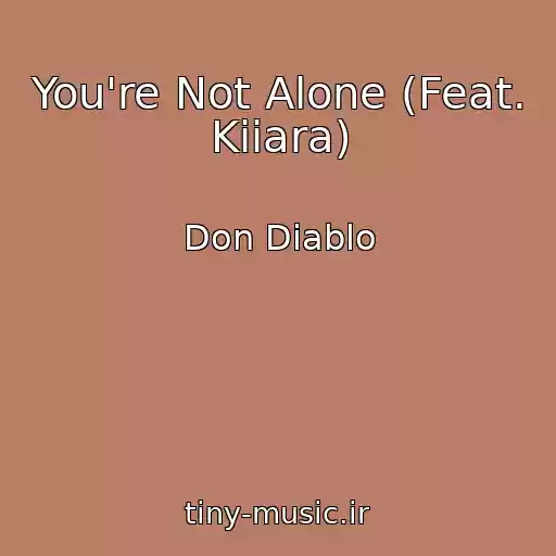 کاور آهنگ You're Not Alone (Feat. Kiiara) از Don Diablo