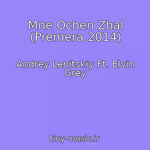 کاور آهنگ Mne Ochen Zhal (Premera 2014) از Andrey Lenitskiy Ft. Elvin Grey
