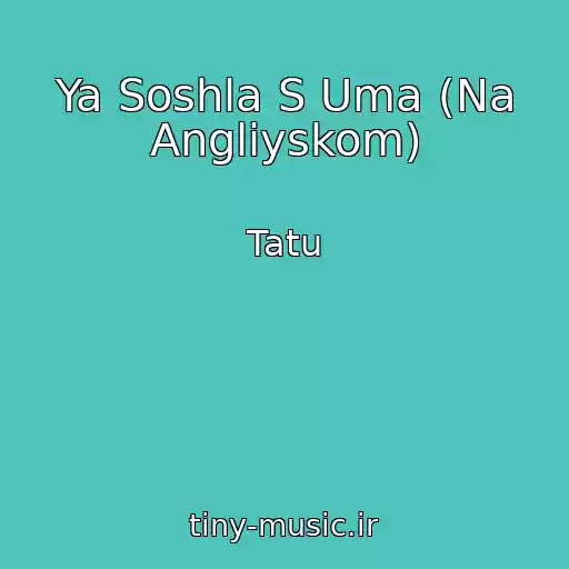 کاور آهنگ Ya Soshla S Uma (Na Angliyskom) از Tatu