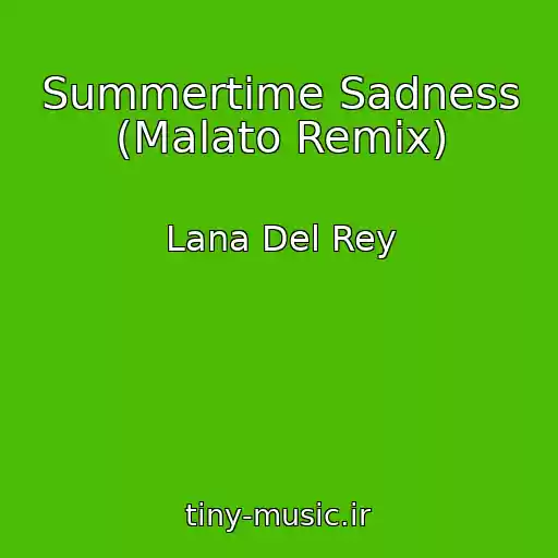 کاور آهنگ Summertime Sadness (Malato Remix) از Lana Del Rey